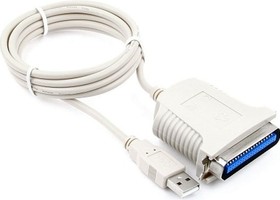 Конвертер Cablexpert, Bitronics - USB AM/C36M, Pro, 1.8м, белый, пакет CUM-360