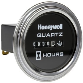 85008-25, Honeywell Quartz Plus Hourmeter, 12 Vdc - 24 Vdc, 10,000 Hrs, Rectangular & Round (2.5 Dia) Stirrup Mount, Shippe ...