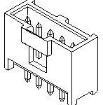 90136-1112, Conn Shrouded Header HDR 12 POS 2.54mm Solder ST Thru-Hole C-Grid III™ Tray