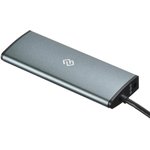 Разветвитель USB Digma (HUB-4U3.0-UC-G) 4порт. серый