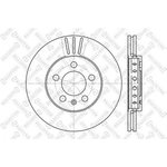 6020-4758V-SX, 6020-4758V-SX_диск тормозной передний!\ Audi A2/A3 ...