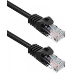 Патч-корд |ACD-LPU5C-20B| Cat5e UTP 24AWG 4Pair, 7/0.18мм CU Черный, 2.0м, (741777)