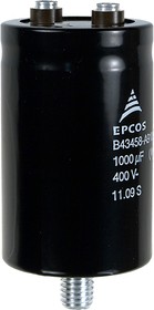 Конденсатор TDK Epcos B43458A9108M алюминиевый электролитический 400В 1000мкФ 51,6*80.7 85°C M5