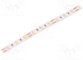 HH-S60F010-5630-12 WW WHITE PCB IP20, Лента LED, белый теплый, 5630, 12В, LED/м: 60, 10мм, белая PCB, IP20