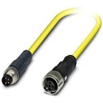 1406198, Sensor Cables / Actuator Cables SAC-4P-M8MS/ 0.5-542/FS SCO BK