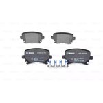 0986494053, Колодки тормозные VW Passat 2.0 05- задние Bosch