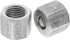 1810 06 00, Stainless Steel Pipe Fitting Hexagon Sleeve Nut Metric M10