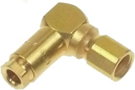 R112165000, RF Connectors / Coaxial Connectors SMC / RIGHT ANGLE PLUG CLAMP TYPE CABLE 2.6/50+75 S