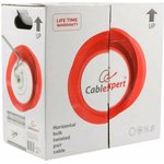 Кабель Cablexpert [UPC-6004-SOL] UTP кат.6, 4 пары, 0.57mm CCA одножильный серый ...