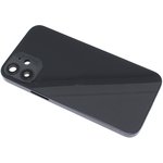 Задняя крышка (корпус) в сборе с рамкой для Apple iPhone 12 Mini черная