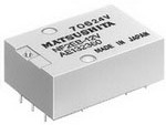 NF2-5V, Electromechanical Relay 5VDC 90Ohm 2A DPDT (30.2x20x11.1)mm THT Flat Pack Relay