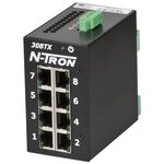 308TX, Industrial Ethernet Switch, RJ45 Ports 8, 100Mbps, Unmanaged