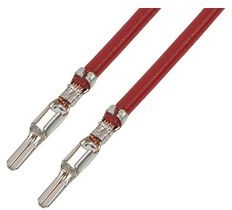 2178422125, Rectangular Cable Assemblies MIZUP25 M-M LEAD 450mm 20AWG UL RED