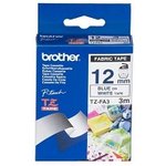 TZE-FA3, P-touch Tape, Polyester, 12mm x 3m, White