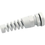 RND 465-00394, Cable Gland, 3 ... 6.5mm, M12, Polyamide, Grey, Pack of 10 pieces