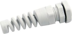 RND 465-00394, Cable Gland, 3 ... 6.5mm, M12, Polyamide, Grey, Pack of 10 pieces