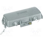 09300165425, Protective cover, Han, size 16B, with double latch, metal