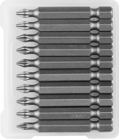 26001-1-50-10, ЗУБР 10 шт, PH1, 50 мм, кованые биты (26001-1-50-10)