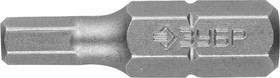 26007-4-25-2, ЗУБР Hex4, 2 шт, 25 мм, кованые биты (26007-4-25-2)
