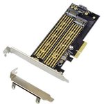 ORIENT C301E, Переходник PCI-Ex4- NGFF (M.2) M-key PCI-E SSD + SATA- NGFF (M.2) ...