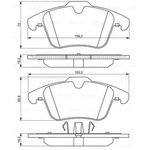 0986494209, Колодки тормозные JAGUAR S-Type (99-12) передние (4шт.) BOSCH