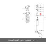 4431208000, Втулка амортизатора SSANGYONG Actyon (06-),Kyron (05-),Rexton (02-) ...