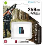 Карта памяти Kingston Canvas Go! Plus microSDXC UHS-I Cl10, SDCG3/256GBSP