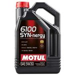 Масло моторное Motul 6100 Syn-Nergy 5W-30 синтетическое 4 л 112138