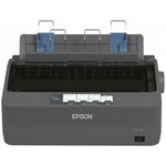 Принтер матричный Epson LX-350 черно-белая печать, A4, цвет черный ...