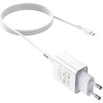 Сетевое зарядное устройство c81a asombroso 1xusb, 2.1а + usb кабель microusb ...