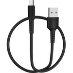 Usb кабель bx16 easy microusb, 1м, pvc, черный 0L-00043168