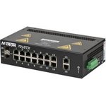 7018TX, Industrial Ethernet Switch, RJ45 Ports 16, Fibre Ports 2SFP, 1Gbps, Managed