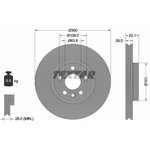 Диск тормозной передний FORD/LAND ROVER/VOLVO all 06-  /Vent D=300mm TEXTAR 92159205