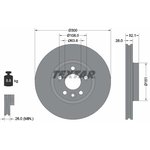 92159205, диск тормозной высокоуглеродистый с покрытием PRO+ (300 мм)
