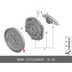 21212283829, F87/F82 двухмассовый маховик