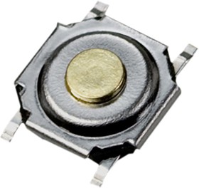 IT-1187-160GM-G, кнопка тактовая 5.2х5.2 SMD h=1.5мм (аналог SWT-41)