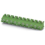 PCB terminal, 9 pole, pitch 7.5 mm, AWG 20-10, 32 A, screw connection, green, 1988024