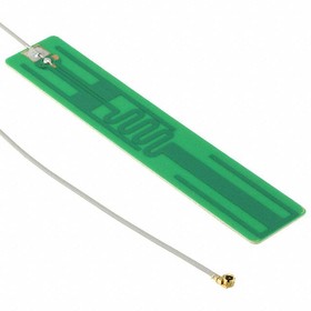 ECHO14/0.2M/UFL/S/S/15, Antennas 5G/4G/DUAL BAND WI-FI COMPACT PCB EMBEDDED ANTENNA 200MM CABLE AND U.FL CONNECTOR