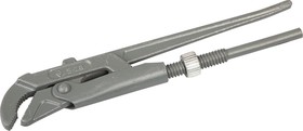 Фото 1/2 2731-0, НИЗ №0, 3/4, 250 мм, трубный ключ с прямыми губками (2731-0)