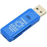 5bites Устройство ч/з карт памяти RE2-100BL USB2.0 Card reader / SD / TF / USB ...