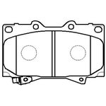 Колодки тормозные дисковые TOYOTA LAND CRUISER 4.2D 9098/4.2D/4.7 98 (нов арт ...