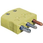 OTP-K-M, Thermocouple Connector, Plug, Type K, OTP Series
