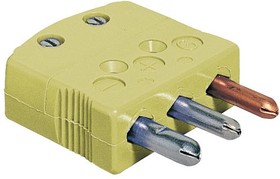 OTP-K-M, Thermocouple Connector, Plug, Type K, OTP Series