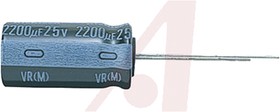 Фото 1/3 UVR1H471MHD1TO, 470µF Aluminium Electrolytic Capacitor 50V dc, Radial, Through Hole - UVR1H471MHD1TO