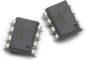 Фото 1/2 ACPL-782T-300E, ACPL-782T-300E DC Input Transistor Output Optocoupler, Surface Mount, 8-Pin DIP