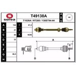 T49138A, Привод правый 745mm ABS\ Renault Megane/Scenic 1.4-2.0 JB1/3 JC5 95