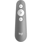 Презентер Logitech Презентер Logitech R500s Mid Grey серый, Bluetooth + 2.4 GHz, USB-ресивер , 3 программируемых кнопки, лазерная указка (10