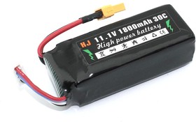 Аккумулятор Li-Pol 11.1v 802555 1800mah разъем XT30-Plug