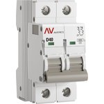 MCB6-2-40D-AV, Automatic Circuit breaker AV-6 2P 40A (D) 6kA AVERES