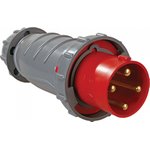 PSN02-063-4, Portable plug SSI-034 63A-6H/380-415V 3P+PE IP67 MAGNUM